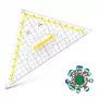 ARISTO geometritrekant med greb, 25,0 cm