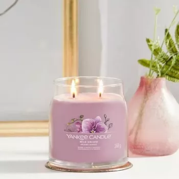 Yankee Candle Wild Orchid lys, mellem