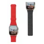 Urban Armor Gear UAG Pathfinder – dobbeltsidet magnetisk silikonerem til Apple Watch Series 4-6 & SE 1-3, 44mm / Series 7-9, 45mm / Series 10-11, 46mm / Ultra 1-3, 49mm (ash/lava)