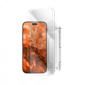 Fixed 2.5D skærmbeskyttelsesglas med støvfjerner til Apple iPhone 18 Pro Max, 2 stk.
