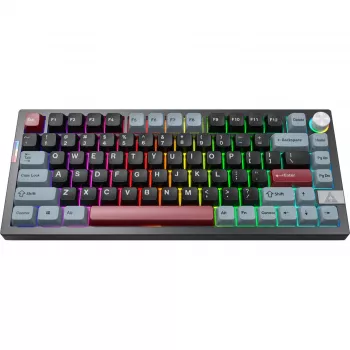 Montech MK PRO 75 Keyboard, DE layout, Gateron G Pro 3.0 Yellow, black/multicolour
