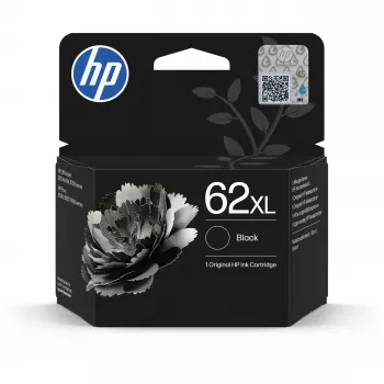 HP 62XL Original blækpatron D14SKAE#LS1, 7,5 ml, høj kapacitet, sort