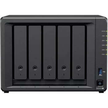 Synology DS1525neo+ 5-bay NAS, 2,2 GHz, 4 GB DDR4, 2x 2,5GbE, 3 års garanti
