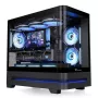 Thermaltake Arcus 190 TG ARGB mini-tower-kabinet, sort, hærdet glas