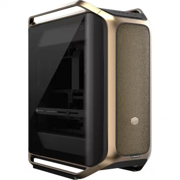 Cooler Master COSMOS Alpha Gold C700-GGNN-S00 PC-kabinet, guld/sort, hærdet glas