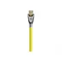 Good Connections PYTHON GC-M0075 DisplayPort 1.2-forbindelseskabel, 4K2K / UHD, forgyldt, OFC, nylonvævet, gul, 1 m