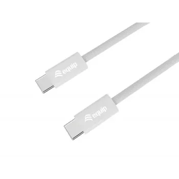 Equip 128840 USB-C til USB-C 2.0-kabel, 3 A, PD 60 W, 0,3 m, hvid
