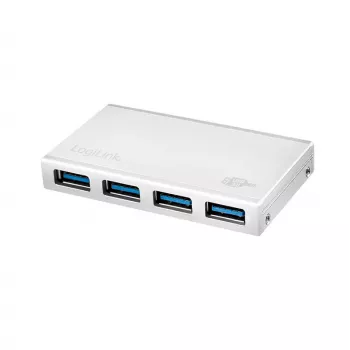 LogiLink UA0421 USB 3.0-hub, 4 porte, med strømforsyning