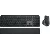 Logitech MX Keys S Combo 920-011613 tastatur- og mussæt, trådløs (RF) + Bluetooth, QWERTY UK-engelsk, grafit