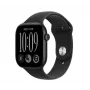 Apple Watch Series 12 GPS-smartwatch, 46 mm, sort aluminiumskasse, sort sportrem M/L