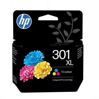 HP 301XL blækpatron, farve, 300 sider