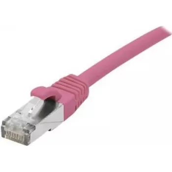 Exertis Connect Cat 6A S/FTP (PiMF) patchkabel, 0,5 m, lyserød