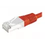 Exertis Connect S/FTP (PIMF) CAT.6A patchkabel, 3 m, rød
