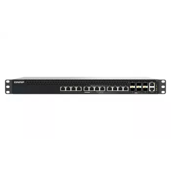 QNAP QSW-M5218P-6F12T Managed L3 PoE-netværksswitch, 12 x 10G Ethernet RJ-45, rack 1U