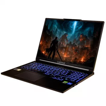 Captiva Highend Gaming I94-238GE 94238 bærbar, Intel Core i7-14650HX, 16 inch WUXGA, 1 TB SSD, Windows 11 Home, sort