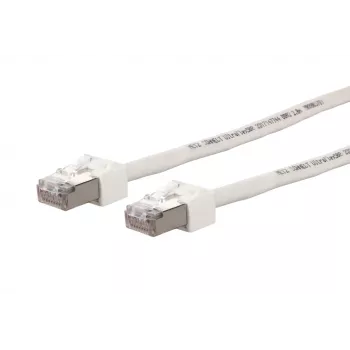 Metz Connect Ultraflex500 VoIP patchkabel S/FTP Cat.6, hvid, 1,0 m