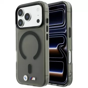 BMW M IML Frosted Metal Logo & Trims MagSafe-smartphonecover til iPhone 18 Pro Max / 17 Pro Max, sort