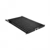 EFB Elektronik 691651ATS.12 udtrækkelig 19 inch-hylde 1HE, dybsort RAL 9005
