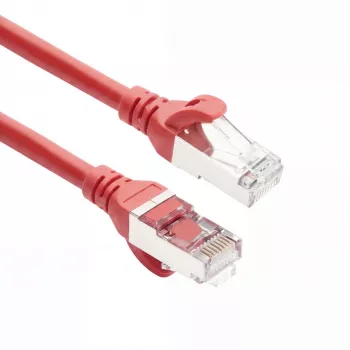 ACT FC2510 S/FTP CAT6A-patchkabel, 10 m, rød
