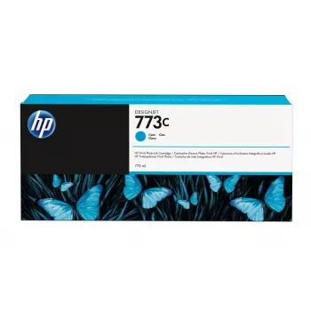 HP 773C C1Q42A-blæk til DesignJet Z6600, Z6610, Z6800, Z6810, cyan