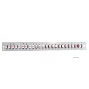 EFB Elektronik SB-FP-24SC-S-OS2 bestykket frontpanel, 24 x LC-duplexkobling, OS2, grå