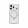 Skinarma Saturn MagSafe-cover med drejelig stander til iPhone 18 Pro / 17 Pro, Frost