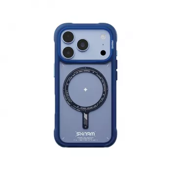Skinarma Avion MagSafe Skin000476 cover til iPhone 18 Pro / 17 Pro, blå