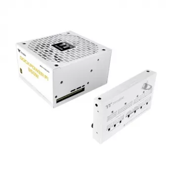 Thermaltake Dockpower FI 850 W PC-strømforsyning, ATX 3.1, 80 PLUS Gold, snehvid
