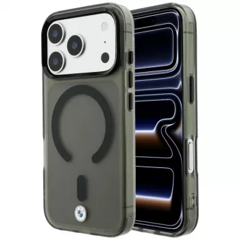 BMW BMW001310 cover til iPhone 18 Pro / 17 Pro, M IML Frosted Metal Logo & Trims, MagSafe, sort
