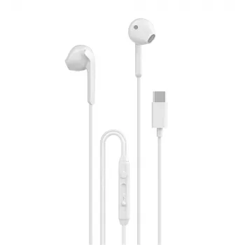 Dudao X3C stereo-headset, Type-C, hvid