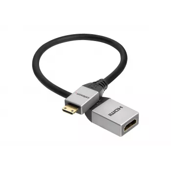 celexon Mini-HDMI-adapter M/F med ethernet, 2.0a/b, 4K, Professional