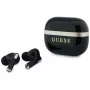Guess Glossy Gold LinePrinted Classic Logo TWS-hovedtelefoner, sort