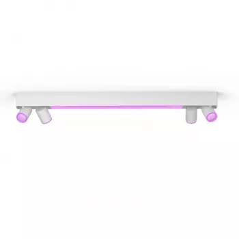 Philips Hue White & Color Ambiance Centris Spot, 4-flammet, 4200 lm, hvid