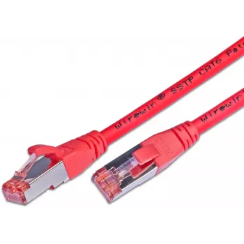 Wirewin PKW-PIMF-KAT6 1.0 RT RJ45 patchkabel, Cat6, S/FTP, LSOH, rød