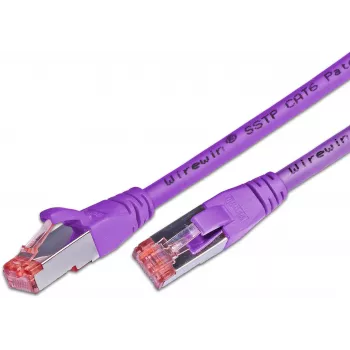 Wirewin PKW-PIMF-KAT6 2.0 VT RJ45 patchkabel, Cat6, S/FTP, LSOH, violet