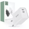 Tech-Protect C35W 2-port netværksoplader, PD 35 W, hvid