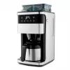Medion MD 19911 filterkaffemaskine med kværn, termokande, 1000 W, sølv/sort