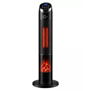 Carruzzo Q20H1 varmeblæser 95 cm, sort