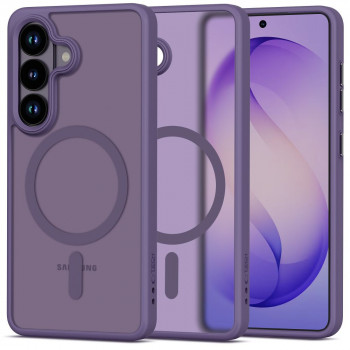 Tech-Protect Magmat MagSafe-cover til Samsung Galaxy S26, mat Cobalt Violet