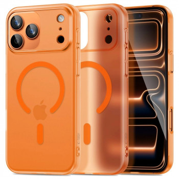 Tech-Protect Magslim MagSafe-cover Apple iPhone 17 Pro Max Mat Cosmic Orange