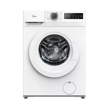 Midea MF110W70B/W-PL Slim vaskemaskine, 7 kg, hvid/sort