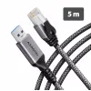AXAGON ADE-AM50 USB-A Gigabit Ethernet Adapter with Integrated 5 m CAT6 Cable, RJ-45
