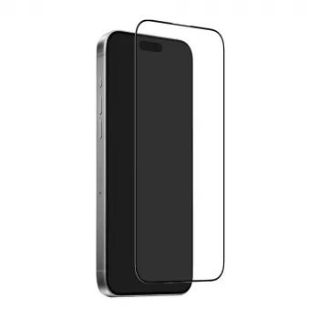 PURO Frame panzerglas til iPhone 17 Pro Max med applikator og sort ramme