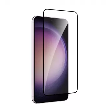 PURO Frame panzerglas med sort ramme til Samsung Galaxy S25+ / S24+