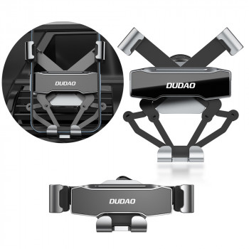 Dudao F11Pro gravitationsbilholder til smartphones, sort