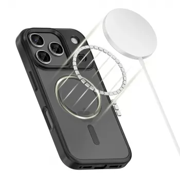 Tech-Protect Magmat MagSafe-hylster til Apple iPhone 17 Pro Max, matsort