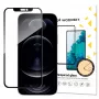 Wozinsky Super Tough Full Glue panserglas med Case Friendly-ramme til iPhone 14 Plus / 13 Pro Max, sort