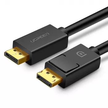 iLike Ugreen DP102 (10212) DisplayPort 1.2 til DisplayPort 1.2 kabel, 4K, 3 m, sort