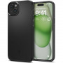 Spigen Thin Fit-etui til Apple iPhone 15 Plus / 14 Plus, sort