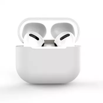 Hurtel silikonecover til AirPods 2 / AirPods 1, hvid